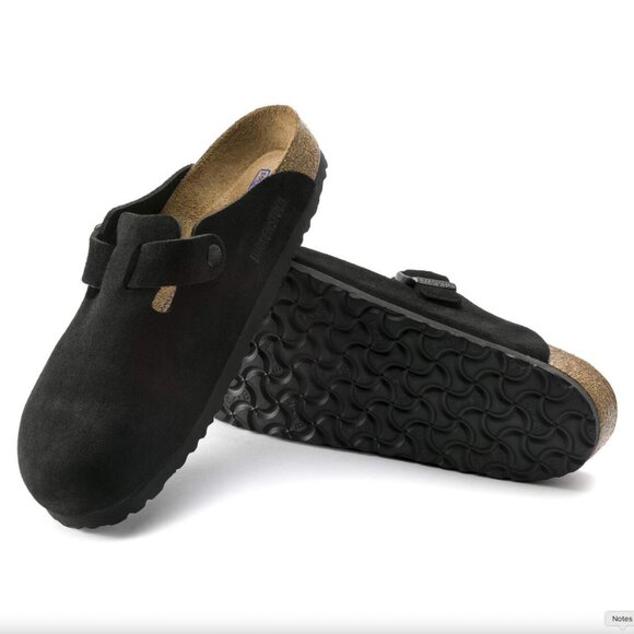 Birkenstock Boston Soft Footbed Clog in Black Size 40 - Picture 1 of 11